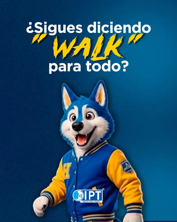 Publicación de vocabulario con la mascota de IPT